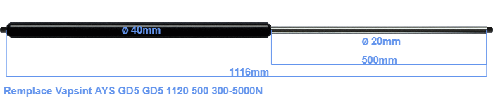 Vapsint AYS GD5 GD5 1120 500